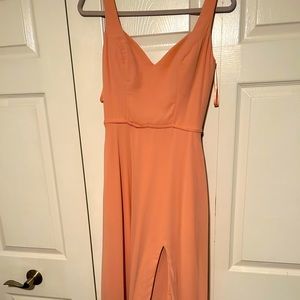Bridesmaids dress, peach